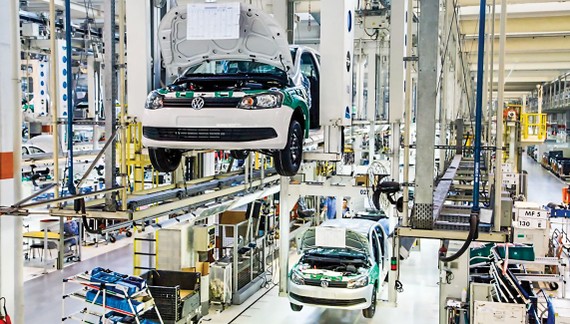 Nhà máy sản xuất-lắp ráp ô tô Volkswagen.