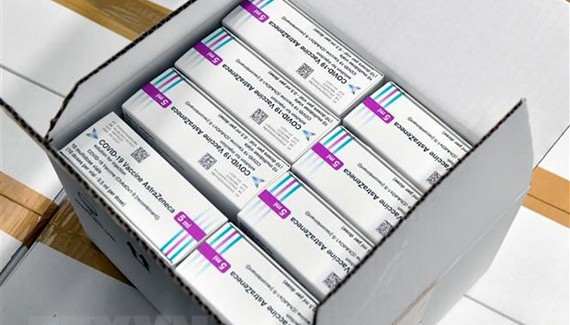 Lô vắcxin ngừa COVID-19 của hãng AstraZeneca.