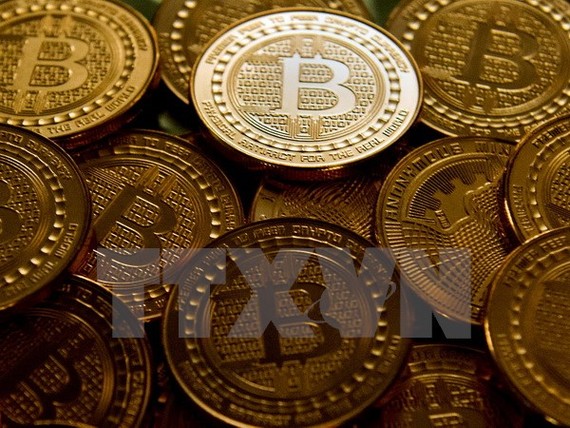 Đồng bitcoin tại Washington, DC ngày 1/5/2014. (Nguồn: AFP/TTXVN)