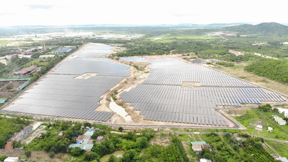Dự án điện mặt trời đầu tiên tại Đăk Nông chính thức vận hành  