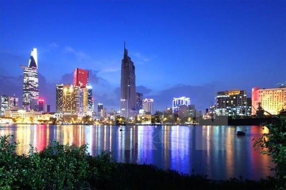 Một góc Thành phố Hồ Chí Minh. (Ảnh: Ngọc Hà/TTXVN)