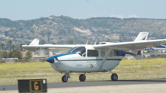 Ampaire thử nghiệm bay thương mại bằng máy bay điện 