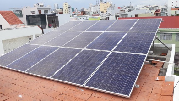 Dự án 5,5 kWp tại một gia đình ở Khánh Hòa. Ảnh Minh Thi