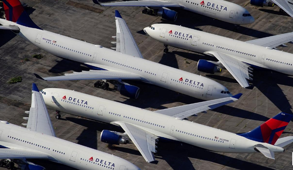 Máy bay của Delta Air Lines đậu tại sân bay quốc tế  Birmingham, Shuttlesworth, Hoa Kỳ Ảnh Reuters