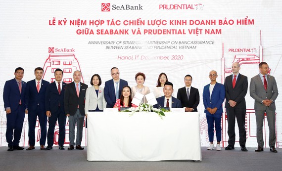 Prudential-SeABank hợp tác phân phối bảo hiểm trên nền tảng kỹ thuật số 