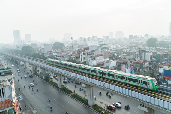 Chạy thử toàn hệ thống đường sắt Cát Linh - Hà Đông