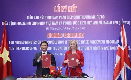 Việt Nam và Vương quốc Anh đã kết thúc quá trình đàm phán Hiệp định UKVFTA. Ảnh: VIẾT CHUNG