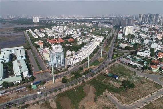 Một góc Thành phố Hồ Chí Minh. (Nguồn: TTXVN)