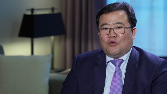 Ông Ryu Hyeon-woo, cựu đại sứ Triều Tiên trong cuộc phỏng vấn với trang CNN. Nguồn ảnh: CNN