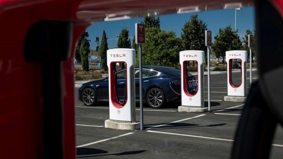  Tesla is the latest consumer-facing company to venture into cryptocurrency markets, following PayPal © David Paul Morris/Bloomberg