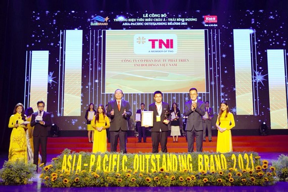TNI Holdings Vietnam được vinh danh “Thương hiệu tiêu biểu Châu Á-Thái Bình Dương 2021”