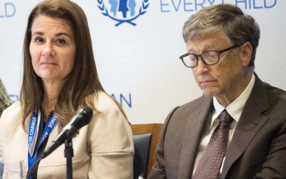 Vợ chồng tỷ phú Bill và Melinda Gates - Ảnh: Reuters.