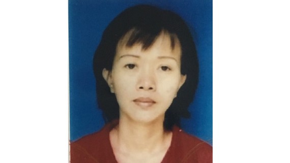 Ảnh nhận dạng bà Nguyễn Thị Thu Hương (công an cung cấp)