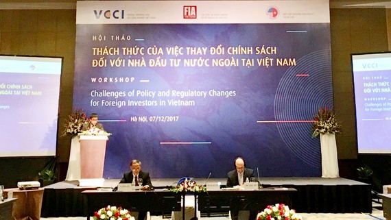 Hội thảo Thách thức của việc thay đổi chính sách đối với nhà đầu tư nước ngoài tại Việt Nam