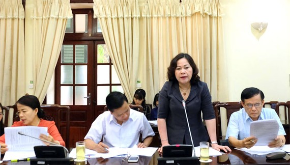 Bà Ngô Thị Minh đề nghị các địa phương báo cáo đầy đủ, chi tiết hơn về thực hiện quyền trẻ em ​