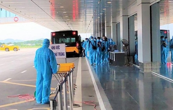 Sân bay Vân Đồn triển khai phòng, chống dịch