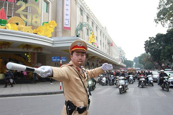 Phân luồng giao thông tại Hà Nội cho các sự kiện chính trị quan trọng