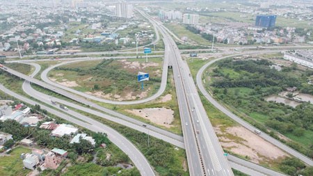 The traffic system to link between Ho Chi Minh City – Long Thanh – Dau Giay Expressway to Ring Road No.2 – Mai Chi Tho. (Photo: SGGP)