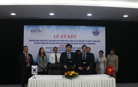 UBND TP Đà Nẵng cùng đại diện Cơ quan Hợp tác Quốc tế Hàn Quốc (KOICA) ký kết biên bản thảo luận về dự án 