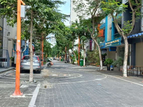 Tuyến đường An Thượng 4 được cải tạo đưa vào phục vụ theo quy hoạch phát triển Khu phố du lịch An Thượng (quận Ngũ Hành Sơn, TP Đà Nẵng)