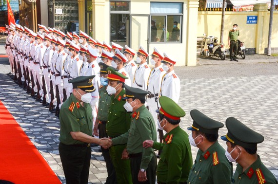 Đại tướng Tô Lâm gặp mặt lãnh đạo Công an Đà Nẵng