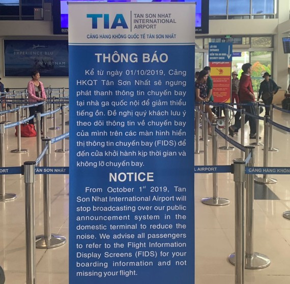Sau 1 tháng thực hiện “sân bay yên lặng”: Hành khách lỡ chuyến giảm 