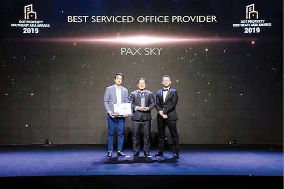 Pax Sky đoạt giải Nhà cung cấp dịch vụ văn phòng tốt nhất Đông Nam Á 2019
