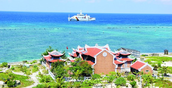Một góc đảo Sơn Ca thuộc quần đảo Trường Sa của Việt Nam. Ảnh: HOÀI NAM