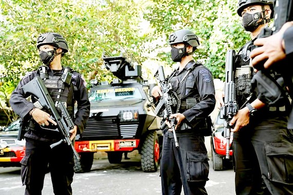 An ninh được thắt chặt tại Bali, Indonesia, bảo vệ G20 FMM