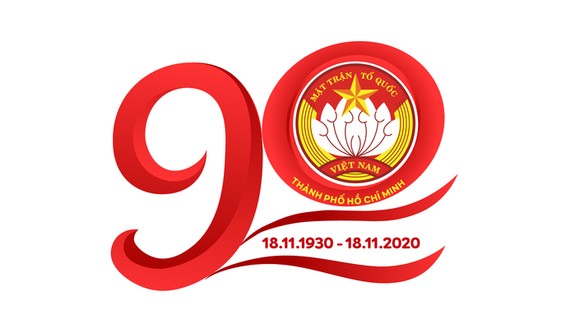 Biểu trưng 90 năm thành lập MTTQ Việt Nam