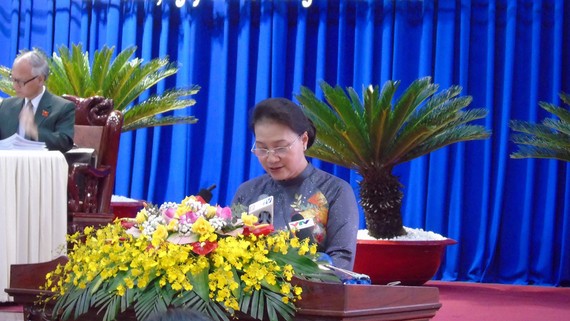 Chủ tịch Quốc hội Nguyễn Thị Kim Ngân phát biểu chỉ đạo kỳ họp