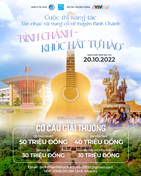 Phát động cuộc thi sáng tác tân nhạc, vọng cổ về huyện Bình Chánh