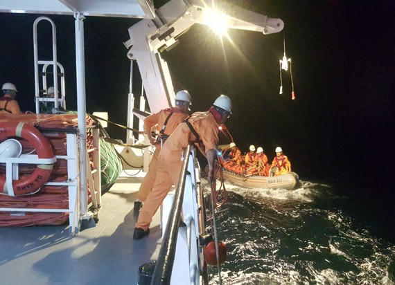 Thuyền viên bị chấn thương sọ não khi đang hành nghề trên biển
