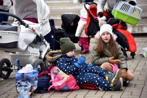 自俄烏戰爭開始以來，烏克蘭平均每天都有超過7.5萬名兒童成為難民。圖源：互聯網
