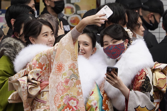 日本成人儀式。圖源：互聯網