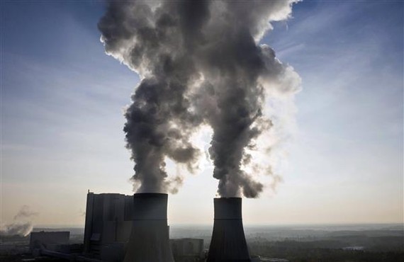 奧地利現役的燃煤火力發電廠。（圖片來源／路透社）