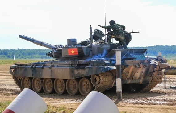 越南坦克隊參加國際軍事比賽
