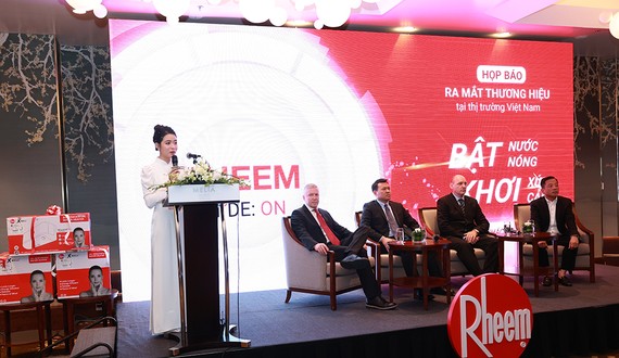 Rheem tổ chức họp báo công bố ra mắt chính thức thương hiệu tại Việt Nam