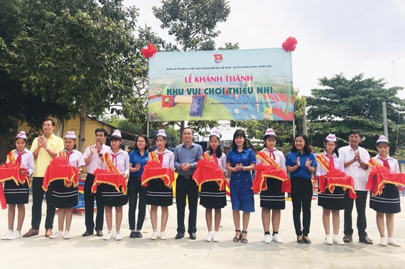 Khánh thành khu vui chơi trẻ em tại xã Phan, huyện Dương Minh Châu