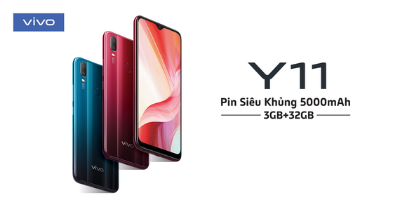 Vivo Y11 sẽ được mở bán với giá chính thức 2,99 triệu đồng