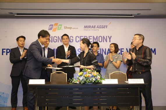 FPT Shop và Mirae Asset Finance Vietnam ký kết thỏa thuận  hợp tác toàn diện