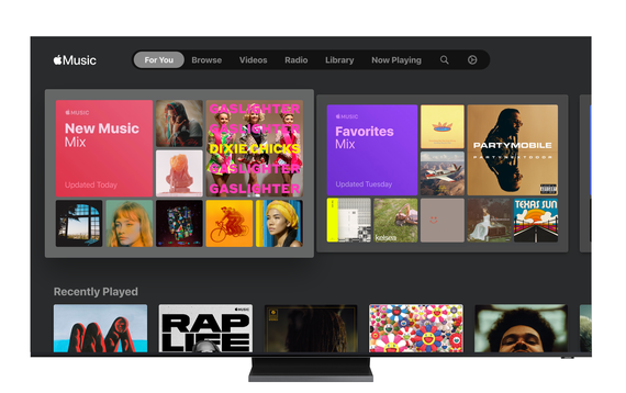 Samsung tích hợp Apple Music trên Smart TV
