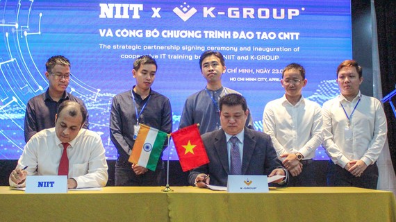 K-Group ký kết hợp tác với NIIT đào tạo nguồn nhân sự công nghệ thông tin chất lượng cao