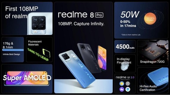 realme 8 Pro với "trái tim" Snapdragon 720G tạo nên những sức mạnh đáng giá