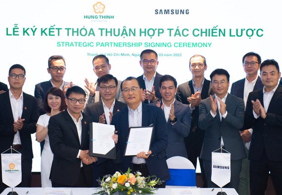 Samsung ký kết hợp tác chiến lược với Tập đoàn Hưng Thịnh