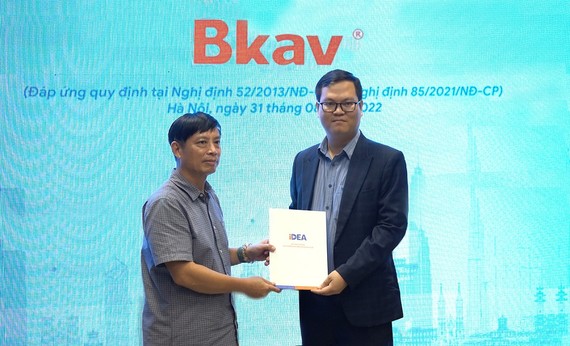 Tập đoàn công nghệ Bkav được cấp phép cung cấp dịch vụ chứng thực Hợp đồng điện tử