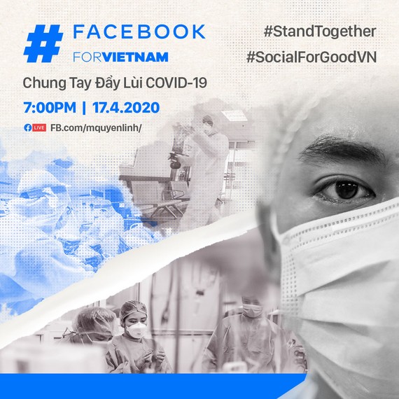 Facebook cùng hơn 60 sao Việt livestream chung tay đẩy lùi Covid-19