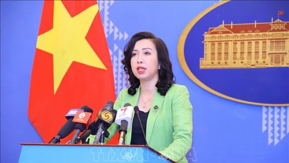 ￼越南外交部發言人黎氏秋姮。