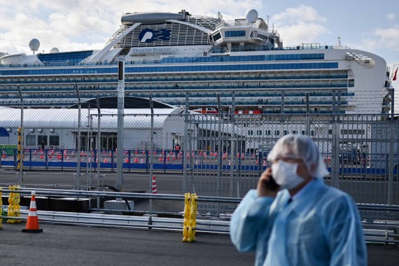 Thêm 79 hành khách trên Diamond Princess nhiễm Covid-19. Ảnh: Getty Images