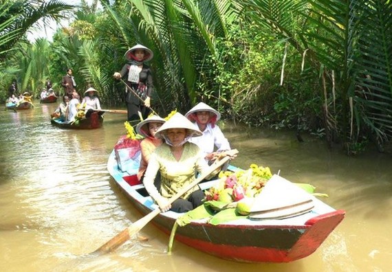 Number of visitors to Mekong Delta provinces sharply increases